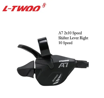 LTWOO Sada LTWOO A7 2X10 Rýchlosť radiaca páka páka+Prednej /Zadnej Prehadzovačky pre MTB Bike 20speed Kazeta Prevodov 32T 36T 40T