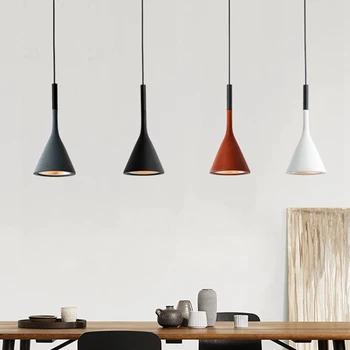 Moderný jednoduchý Návrhár Led Svetiel Prívesok minimalistický Závesné Dekoratívne osvetlenie pre Spálne, Obývacie Domova