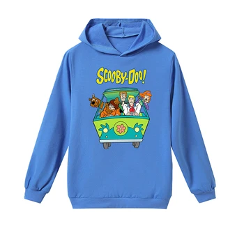 Nové Scooby Doo A Shaggy Chlapci Hoodies Deti, Oblečenie Pre Deti, Mikiny Vtipné Detské Oblečenie Tlač Dievča Topy Cartoon Mystery Stroj