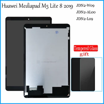 Nové 8.0 Palcový Pre Huawei Mediapad M5 Lite 8 2019 JDN2-W09 JDN2-AL00 JDN2-L09 LCD Displej Dotykový Displej Digitalizátorom. Montáž