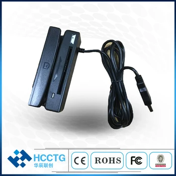 MSR & IC čip karty combo HCC100 Prúžok USB 1 2 3 Skladby Pásy a IC Combo Pre Banky, Platby kartou
