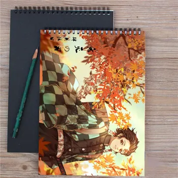 A4 Anime Démon Vrah Akvarelového Papiera Sketch Book Prenosné Sketchbook Graffiti, Náčrt, Ručné Maľovanie Na Notebook