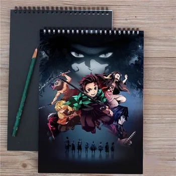 A4 Anime Démon Vrah Akvarelového Papiera Sketch Book Prenosné Sketchbook Graffiti, Náčrt, Ručné Maľovanie Na Notebook