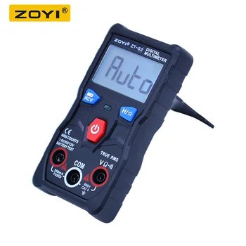 ZOYI ZT-S2 Digitálny Multimeter tester auto v rozmedzí true rms Multimetro AC 600V DC Voltmeter +batéria/NCV test LCD podsvietenie