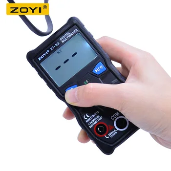 ZOYI ZT-S2 Digitálny Multimeter tester auto v rozmedzí true rms Multimetro AC 600V DC Voltmeter +batéria/NCV test LCD podsvietenie