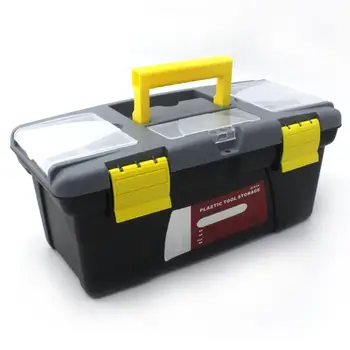 Veľké Veľkosti Prenosné Plastové Hardvéru Toolbox Domácnosti Multifunkčné Údržba Nástrojov Auto Úložný Box Anti-jeseň Box Nástroj Prípade