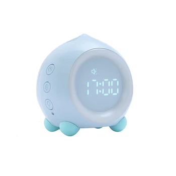 Tichý Alarm Clock Digital pre Deti LED Svetlo,s Prebudiť Funkcie