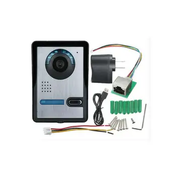Bezdrôtový zvonček vonkajšie IP Kamery, Video Zvonček Intercom s 7 Palcový Monitor Diaľkové Ovládanie Odomknúť
