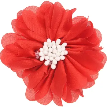 20PCS Boutique Šifón Kvety, Svadobné dekorácie kvet vlasy príslušenstvo luk jednorožec doplnok Č Hairclip Č Luky Headwrap