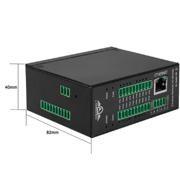 Vysoká Stabilita Modbus Master Ethernet Remote IO Modul Optická-izolované Digitálne Vstupy podporuje Pulz počítanie