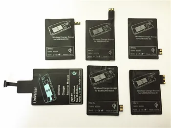 Univerzálny TYP C 8 pin Qi Bezdrôtovú Nabíjačku Prijímač Plnenie Receptor Podložka Coil Adaptér Pre Samsung Galaxy S3 S4 S5 POZNÁMKA 4 3