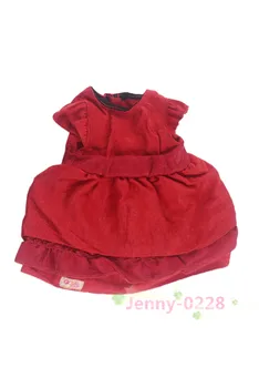 Červená Módny Štýl Doll Oblečenie Princezná Šaty pre 18