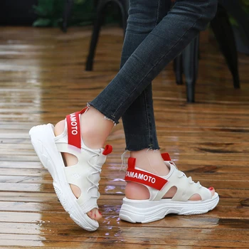LANIUFA Ženy Sandále 2019 Priedušný Komfort Nakupovanie Dámy Vychádzkové Topánky ženy Lete rampy Sandále, Topánky mujer #655