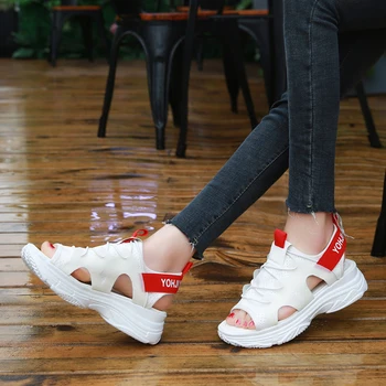LANIUFA Ženy Sandále 2019 Priedušný Komfort Nakupovanie Dámy Vychádzkové Topánky ženy Lete rampy Sandále, Topánky mujer #655