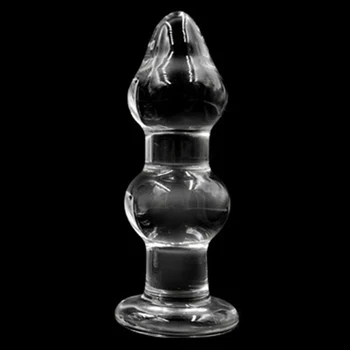 Veľké Pyrex Glass Análne Korálky Veľké Gule Crystal Umelý Penis, Zadok Plug Umelého Vtáka Masturbovať Dospelých sexuálnu Hračku pre Ženy, Mužov, Gay