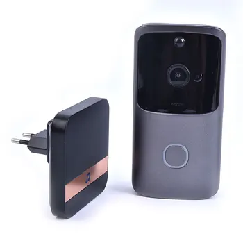 1 Nastavte Bezdrôtové WiFi Video Zvonček Smart Dvere Intercom Bezpečnosti 720P Kamera Bell