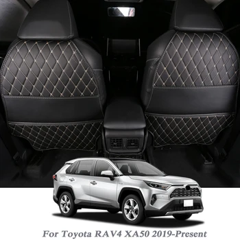 Kožené Interiéru Vozidla Seat Chránič Boku Okraj Ochrana Pad Pre Toyota RAV4 XA50 2019-Súčasnosť Nálepky Anti-kop Mat Auto Styling