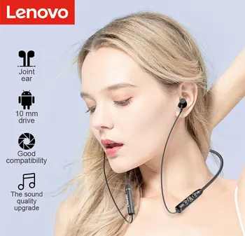 Lenovo Wireless Neckband Bluetooth Slúchadlá Športové Stereo Slúchadlá Magnetické in-ear Slúchadlá Slúchadlá pre iPhone xiao