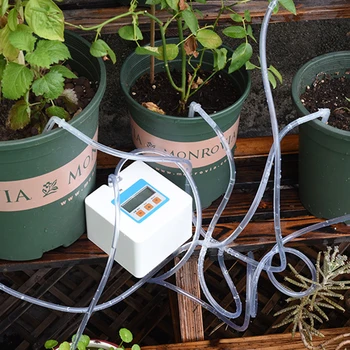 Inteligentný Záhrade Automatické Zavlažovanie Zariadenie Succulents Rastlín, Zavlažovanie Auta Vodné Čerpadlo Časovač Systémový Radič Drip Šípky