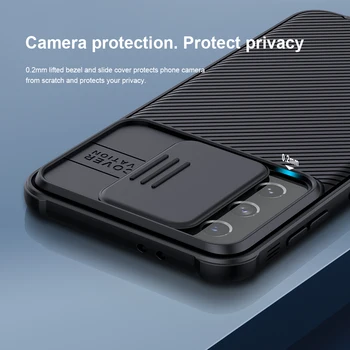 Pre Samsung Galaxy S21Ultra Prípade NILLKIN CamShield Prípad, Posuňte Fotoaparát Ochrana Zadného Krytu Pre Samsung Galaxy S21 Plus Pre S21