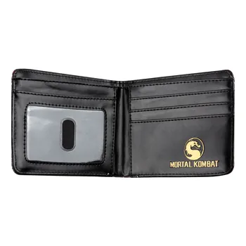Hra Mortal Kombat Bi-fold Peňaženky Teenagerov Kreditnej Karty Držiteľ ID Peňažné Kabelku