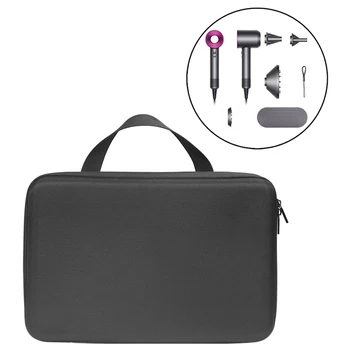 Pevný EVA Cestovné puzdro, Skladovanie Taška Účtovná Box pre Dyson Nadzvukové sušič na Vlasy HD01&HD03 Príslušenstvo