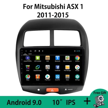 Android 9.0 Auto Rádio Multimediálny Prehrávač Navigácie GPS Na Mitsubishi ASX 1 2011 2012 2013 Wifi 2+32 GB, 10.1