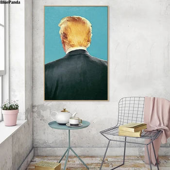 Prezident Donald Trump Plagát, Nordic Štýl Wall Art Plátno Na Maľovanie Abstraktné Tlač Dekoratívne Obrázok Pre Obývacia Izba Domova