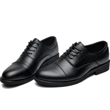 Pánske Kožené Šaty, Svadobné Topánky Business Obuv Muži Oxford Mokasíny Klasické Pohodlné Nové Čierne Pánske Formálne Topánky Veľkosť 45