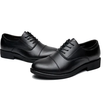 Pánske Kožené Šaty, Svadobné Topánky Business Obuv Muži Oxford Mokasíny Klasické Pohodlné Nové Čierne Pánske Formálne Topánky Veľkosť 45