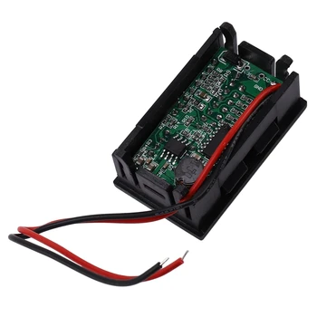 Červená Led Digitálny Displej Voltmeter Mini Napätie Volt na Meter Tester Panel pre Dc 12V Autá, Motocykle, Vozidlá Usb 5V2a Výstup 12.6