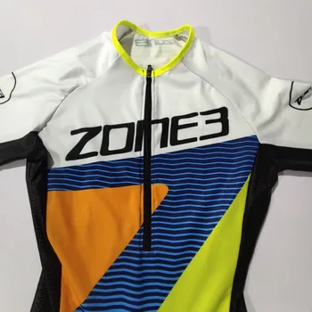 Zone3 2020 Lete Mužov Triatlon Skinsuit Cyklistika Dres Krátky rukáv Jumpsuit Cestnej mtb Bike Beží Oblečenie Maillot Ciclismo