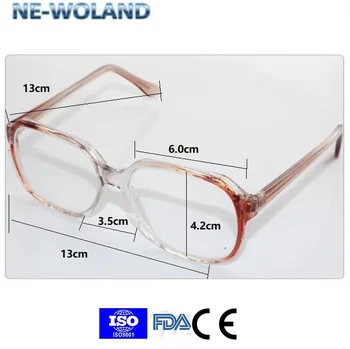 Lekárske viesť okuliare, X-ray okuliare ochrana, intervenčné operácie radiačnej ochrany viesť okuliare s 0,5 mmpb.