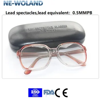 Lekárske viesť okuliare, X-ray okuliare ochrana, intervenčné operácie radiačnej ochrany viesť okuliare s 0,5 mmpb.