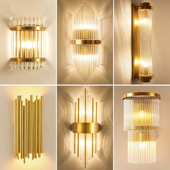 Moderné Luxusné LED Nástenné Svietidlá pre Spálne Stenu, Nočné Svetlo, obývačková Stena Sconce Led Vnútorné Osvetlenie Kúpeľne, Svietidlá