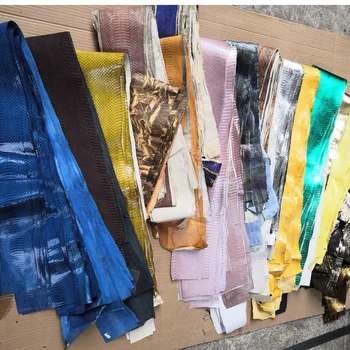 DIY 17 farby Prírodné Snakeskin Kožené Textílie s remeselné Kožené nástroje Zriedkavé Kožné 80 cm-140 cm