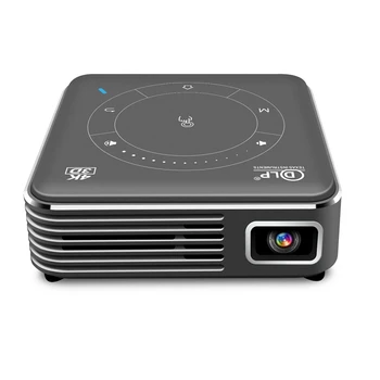EÚ Mini P11 DLP 3D HD 4k Projektor 50 ANSI Andorid bluetooth, Wifi 4+32 GB LED Vrecko Power Bank 2.4 G IČ Video Projektor Beamer