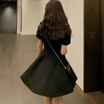 2020 Lete Ženy Šaty O-Krku Krátky Rukáv A-line, Krátke Čierne Mini Šaty Pevné Bežné Mini Plus Veľkosť Šaty Vestidos De Verano