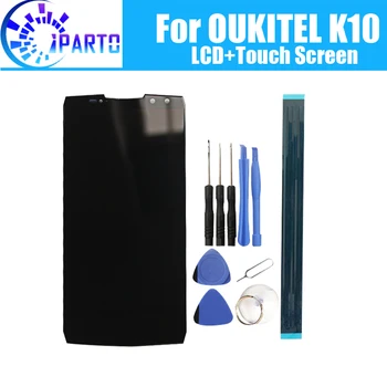 6.0 palcový OUKITEL K10 LCD Displej+Dotykový Displej Originálne Testované LCD Digitalizátorom. Sklenený Panel Náhrada Za OUKITEL K10