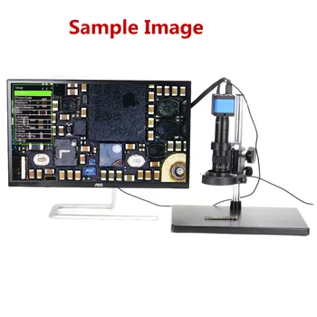 HAYEAR 16MP 1080P DHMI Kontrolný Digitálny Mikroskop Priemyselná Kamera HD Spájkovanie Mikroskop pre Telefón THT PCB Spájkovanie SMD