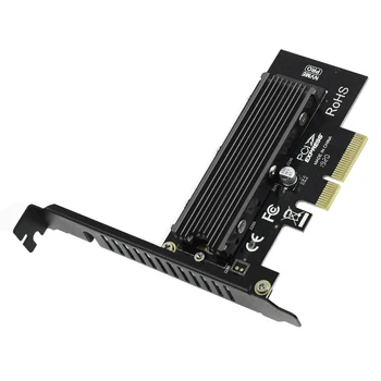 JEYI Combo Chladenie vojnová loď Chladič + SK4 m.2 pre NVMe SSD do PCIE 3.0 X4 Karty Adaptéra M Kľúčovým Podpora PCI Express PCI-e X8, X16