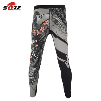 SOTF MMA boxerské športové fitness osobnosti priedušná voľné veľké veľkosti šortky Thai päsť nohavice so systémom bojuje kickbox šortky