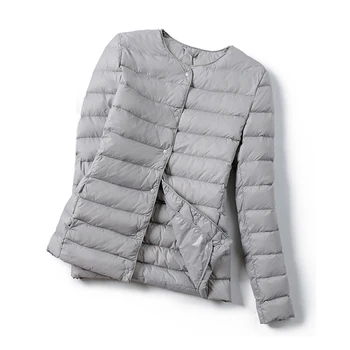 2020 Nová Ultra Ľahká páperová bunda Ženy Ľahký Kabát Tenké Ženy Vetrovka Žien Nadol Bundy Plus Coats