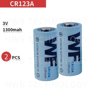 2pack CR123A CR123 CR 123 123A 16340 3V Lítiové Batérie, jednorazové lítium-iónová batéria pre červená LED z baterka