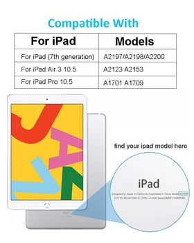 Magnetické puzdro Pre iPad 10.2 7. Gen 2019 Vzduchu 3 Pro 10.5 Kryt Stojan, Držiak Krytu A2197 A2200 A2198 A2123 A2153 A2152 A1701 A1709