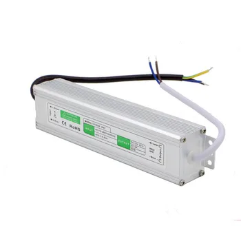 Vodotesný IP67 LED Driver Ac dc 12V/24V 10W 15W 20W 25W 30W 36W maximálne 45 w 50W 60W 80W 100W 120W 150W Napájací zdroj pre LED pásy Svetla