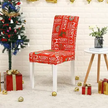 Vianočné Stoličky Kryt Santa Doložka Klobúk Vianočné Dekorácie pre Domov Nový Rok Dekor Decoracion