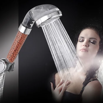Sprcha Hlavu Ručné Vody Boost Nastaviteľné 3 Režimy Funkcie S Filtrom Gule Na Kúpanie Zmäkčenie Tvrdej Vody Pomme De Sprcha