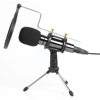 Chatovanie Herné Podcast Nahrávanie 3,5 mm Pro Studio Online Nahrávanie Zvuku Kondenzátorových Mikrofónov pre Počítač, Telefón