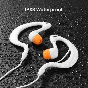 Ucho-klip Typ 3,5 mm Plávanie Potápanie Slúchadlá Slúchadlá IPX8 Vodotesné Slúchadlá Vodné Športy MP3 Prehrávač pre Telefón